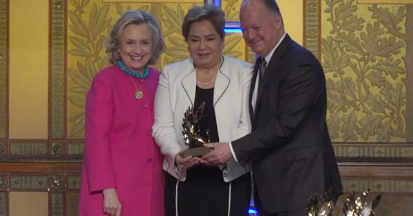 UN Climate Chief Honored By Hillary Clinton, Georgetown For Advancing ...